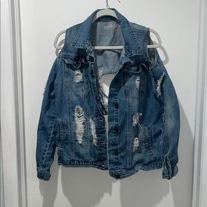 Distressed Blue Denim Jacket